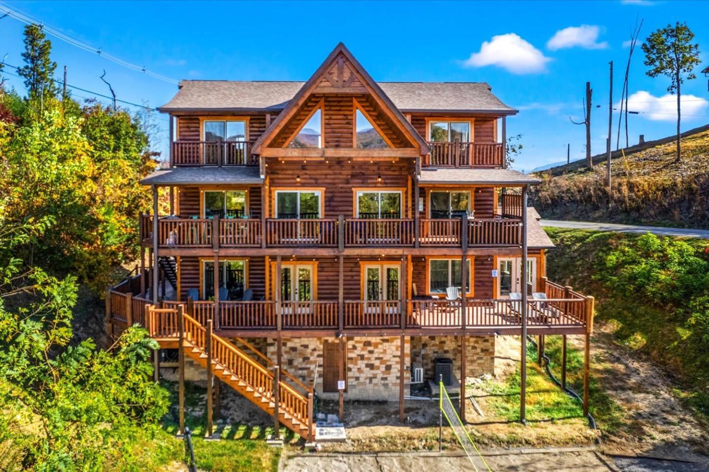 Indoor Pool, Volleyball Beach, Mountain View, Luxury Gatlinburg Ngoại thất bức ảnh